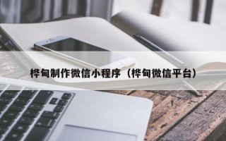 拉萨桦甸制作微信小程序（桦甸微信平台）